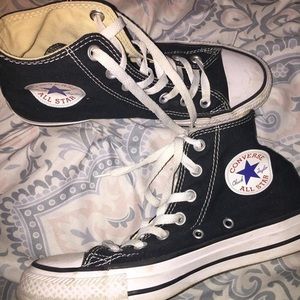 black high top converse